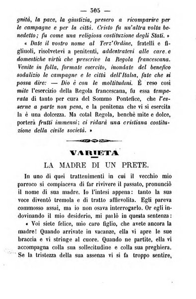 Letture francescane periodico mensile religioso dedicato ai figli terziarii di san Francesco d'Assisi