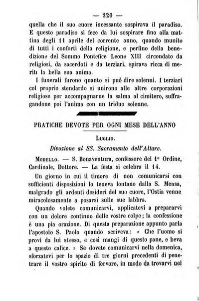 Letture francescane periodico mensile religioso dedicato ai figli terziarii di san Francesco d'Assisi