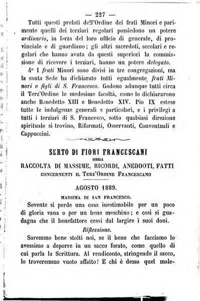 Letture francescane periodico mensile religioso dedicato ai figli terziarii di san Francesco d'Assisi