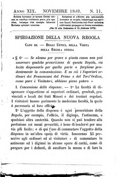 Letture francescane periodico mensile religioso dedicato ai figli terziarii di san Francesco d'Assisi