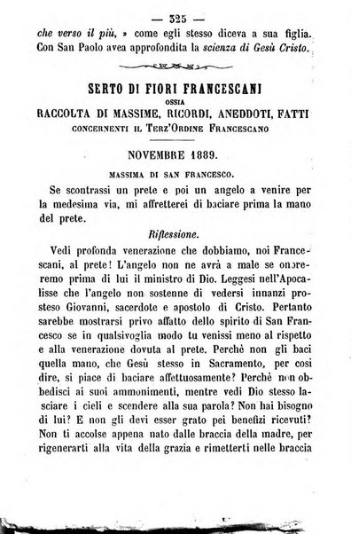 Letture francescane periodico mensile religioso dedicato ai figli terziarii di san Francesco d'Assisi