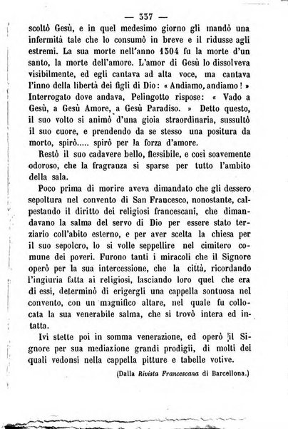 Letture francescane periodico mensile religioso dedicato ai figli terziarii di san Francesco d'Assisi