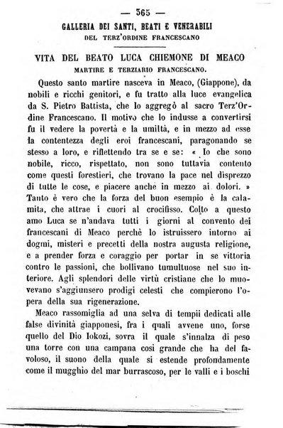 Letture francescane periodico mensile religioso dedicato ai figli terziarii di san Francesco d'Assisi