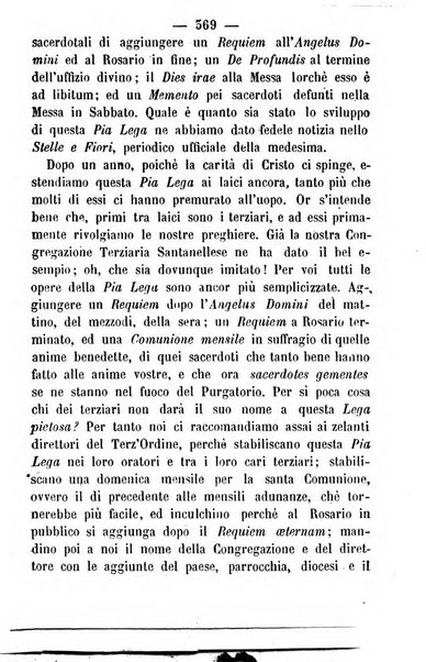 Letture francescane periodico mensile religioso dedicato ai figli terziarii di san Francesco d'Assisi