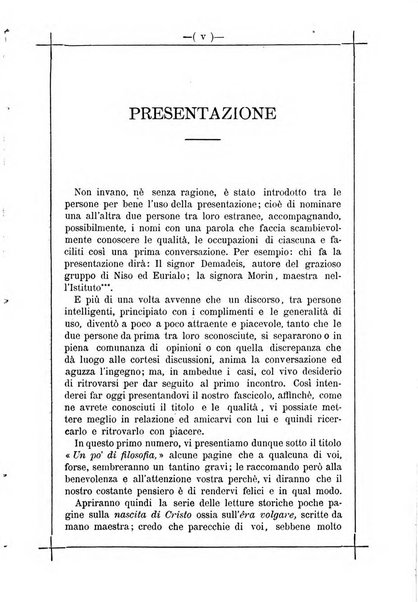 Letture per le giovinette