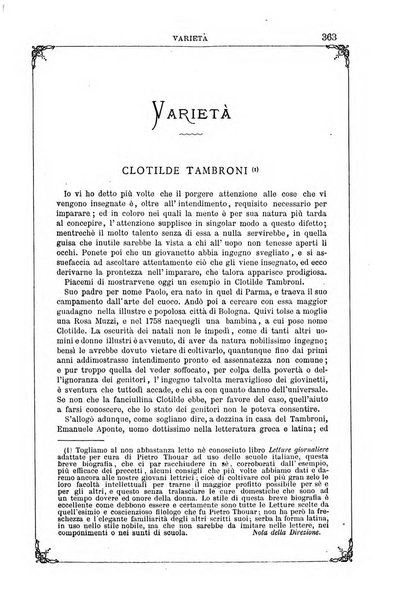 Letture per le giovinette