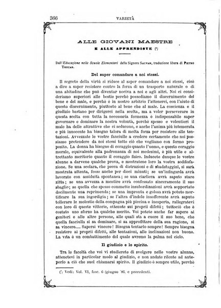 Letture per le giovinette