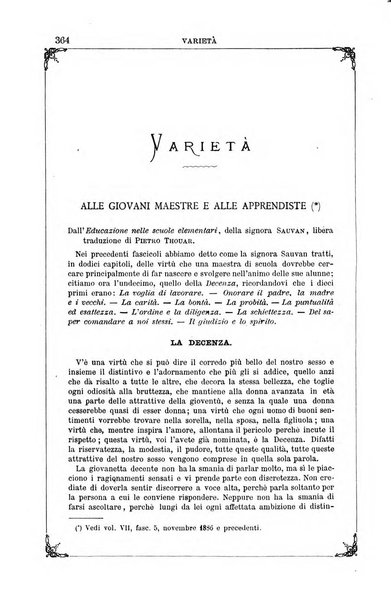 Letture per le giovinette