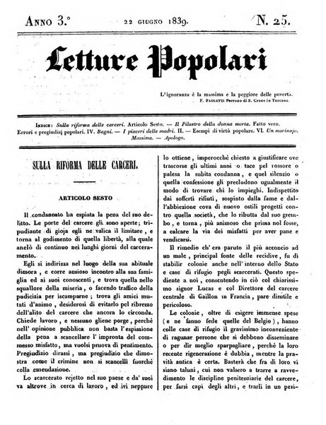 Letture popolari