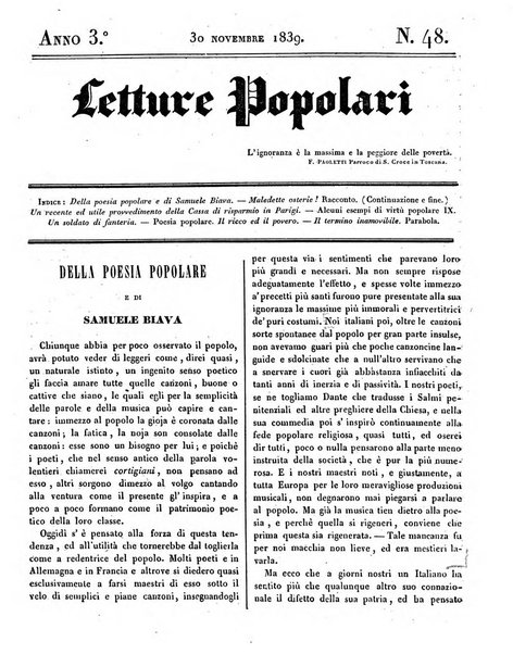 Letture popolari