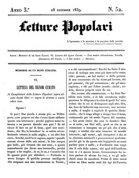 Letture popolari