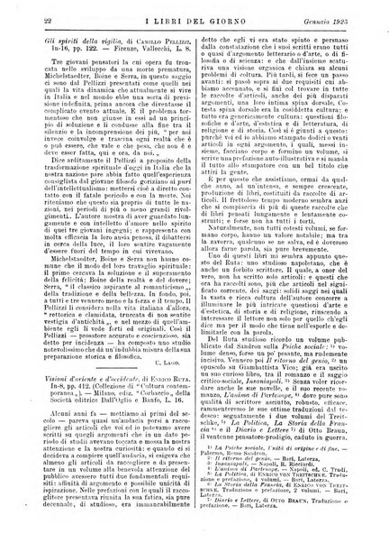 I libri del giorno rassegna mensile internazionale