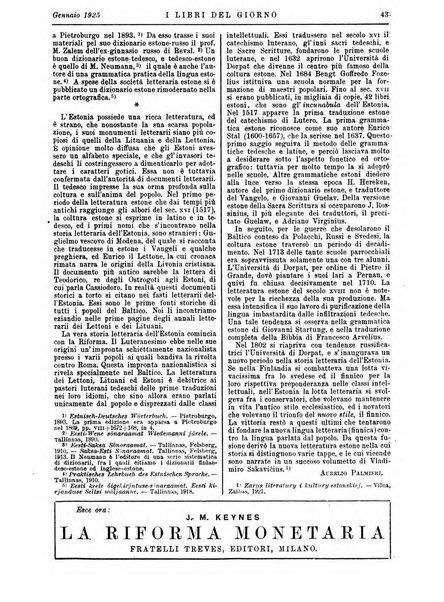 I libri del giorno rassegna mensile internazionale