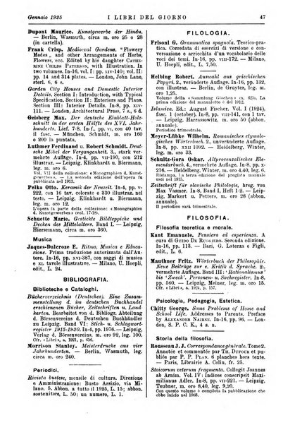 I libri del giorno rassegna mensile internazionale