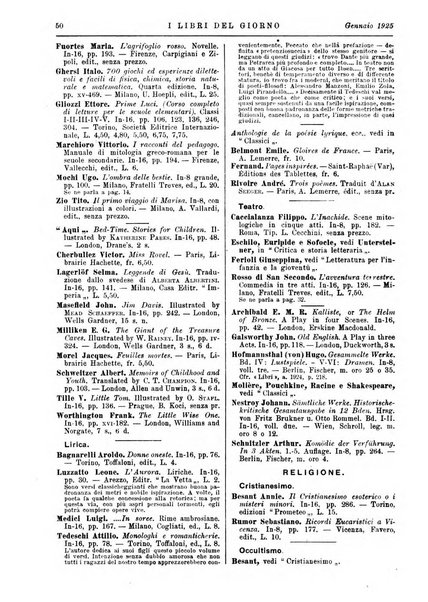 I libri del giorno rassegna mensile internazionale