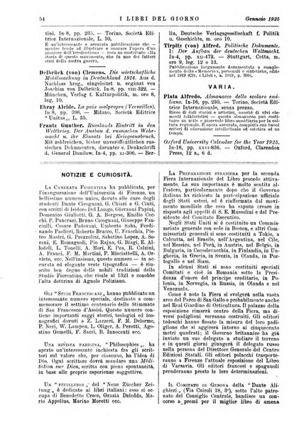 I libri del giorno rassegna mensile internazionale