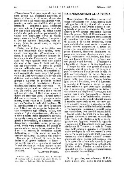 I libri del giorno rassegna mensile internazionale