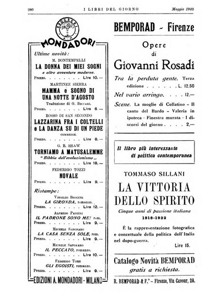 I libri del giorno rassegna mensile internazionale