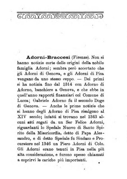 Il libro d'oro della Toscana pubblicazione dell'Ufficio araldico, Archivio genealogico di Firenze