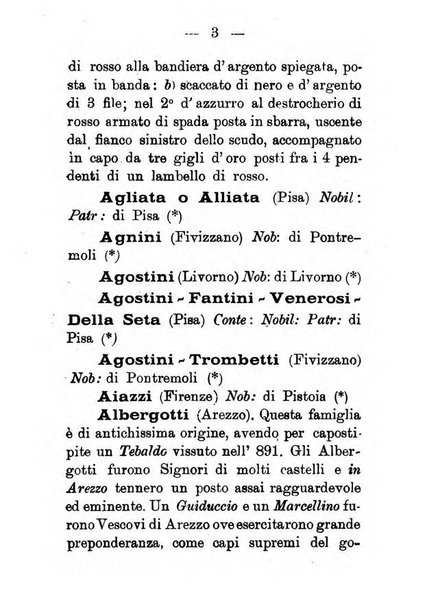 Il libro d'oro della Toscana pubblicazione dell'Ufficio araldico, Archivio genealogico di Firenze