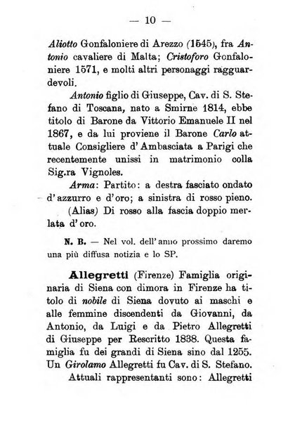 Il libro d'oro della Toscana pubblicazione dell'Ufficio araldico, Archivio genealogico di Firenze