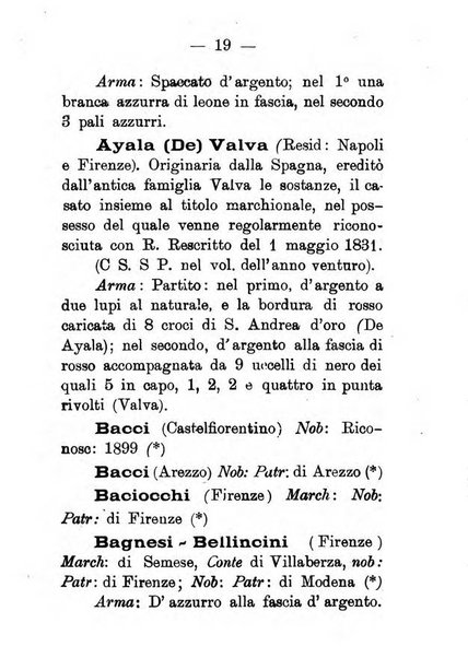 Il libro d'oro della Toscana pubblicazione dell'Ufficio araldico, Archivio genealogico di Firenze