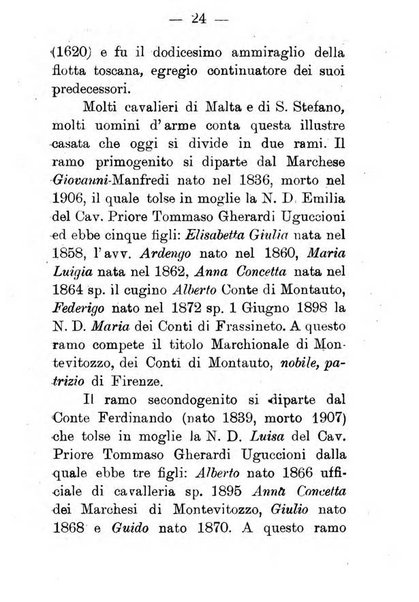 Il libro d'oro della Toscana pubblicazione dell'Ufficio araldico, Archivio genealogico di Firenze