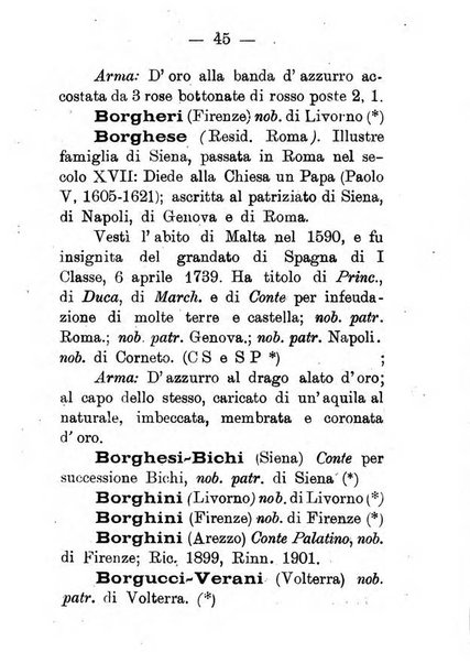 Il libro d'oro della Toscana pubblicazione dell'Ufficio araldico, Archivio genealogico di Firenze