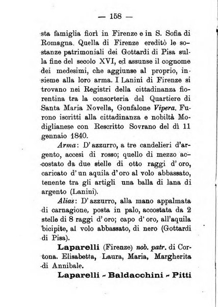 Il libro d'oro della Toscana pubblicazione dell'Ufficio araldico, Archivio genealogico di Firenze