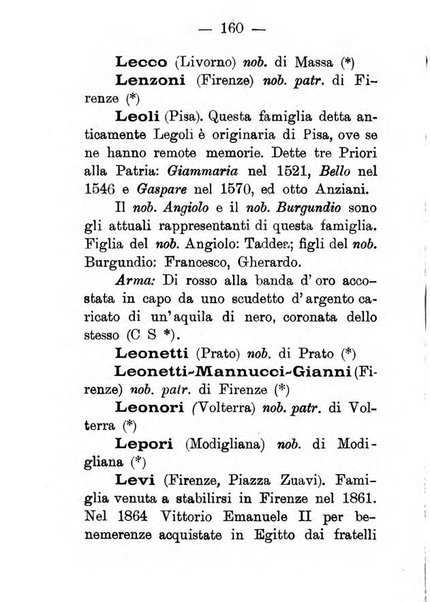 Il libro d'oro della Toscana pubblicazione dell'Ufficio araldico, Archivio genealogico di Firenze