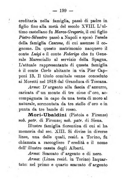 Il libro d'oro della Toscana pubblicazione dell'Ufficio araldico, Archivio genealogico di Firenze