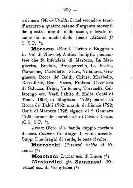 Il libro d'oro della Toscana pubblicazione dell'Ufficio araldico, Archivio genealogico di Firenze