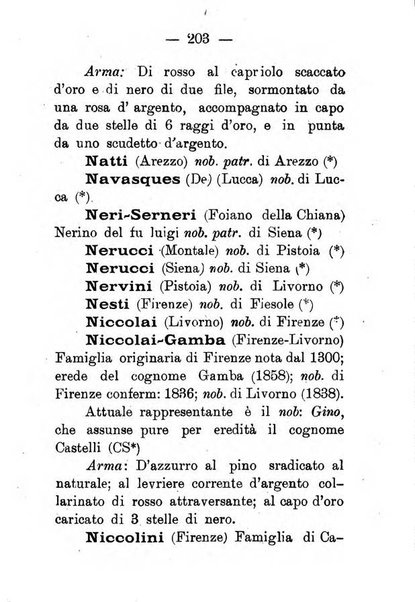 Il libro d'oro della Toscana pubblicazione dell'Ufficio araldico, Archivio genealogico di Firenze