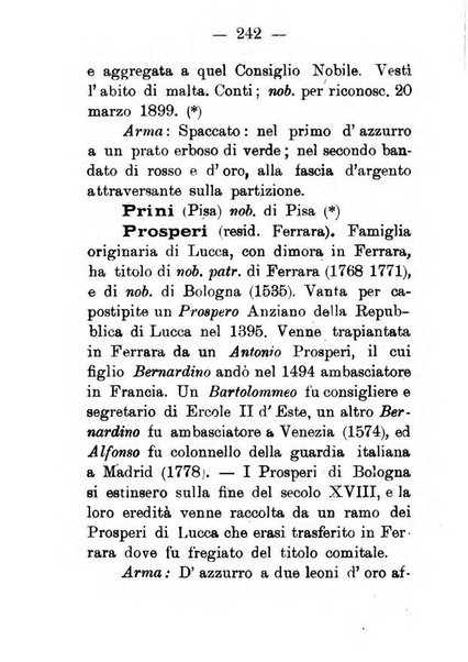 Il libro d'oro della Toscana pubblicazione dell'Ufficio araldico, Archivio genealogico di Firenze