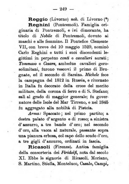 Il libro d'oro della Toscana pubblicazione dell'Ufficio araldico, Archivio genealogico di Firenze