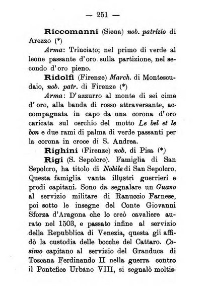 Il libro d'oro della Toscana pubblicazione dell'Ufficio araldico, Archivio genealogico di Firenze