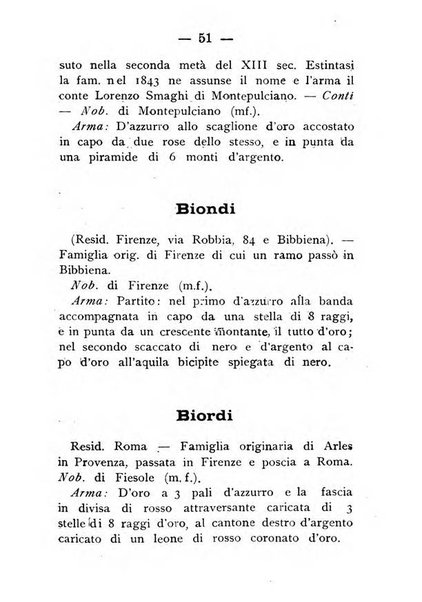 Il libro d'oro della Toscana pubblicazione dell'Ufficio araldico, Archivio genealogico di Firenze