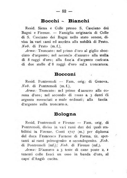 Il libro d'oro della Toscana pubblicazione dell'Ufficio araldico, Archivio genealogico di Firenze