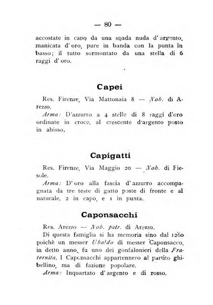 Il libro d'oro della Toscana pubblicazione dell'Ufficio araldico, Archivio genealogico di Firenze