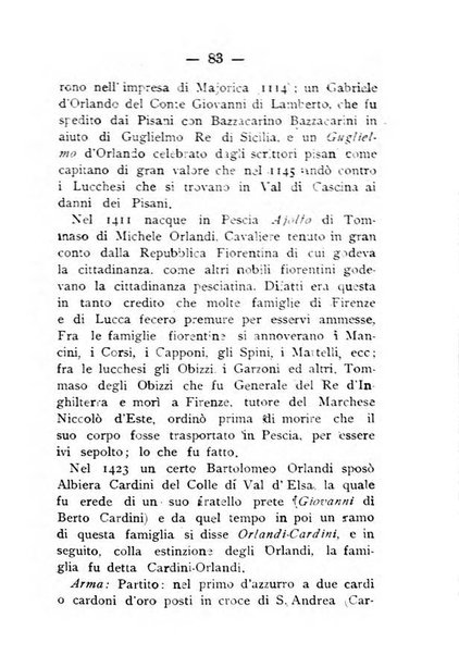 Il libro d'oro della Toscana pubblicazione dell'Ufficio araldico, Archivio genealogico di Firenze