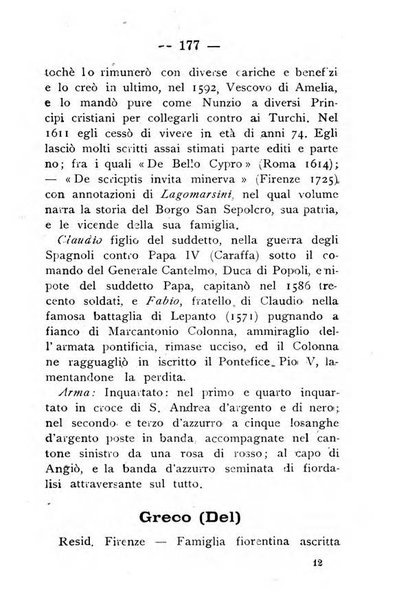 Il libro d'oro della Toscana pubblicazione dell'Ufficio araldico, Archivio genealogico di Firenze