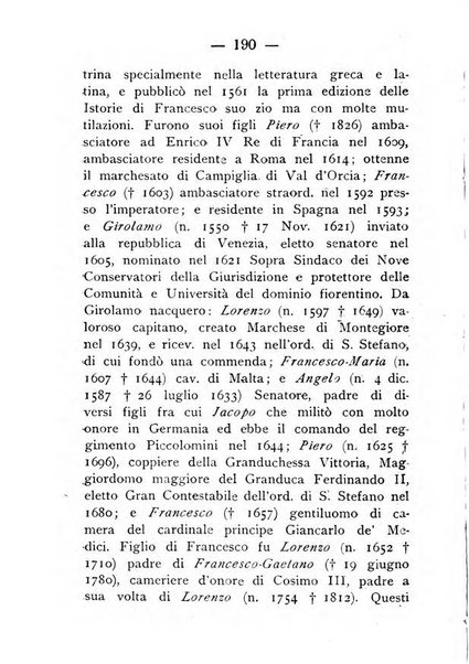 Il libro d'oro della Toscana pubblicazione dell'Ufficio araldico, Archivio genealogico di Firenze