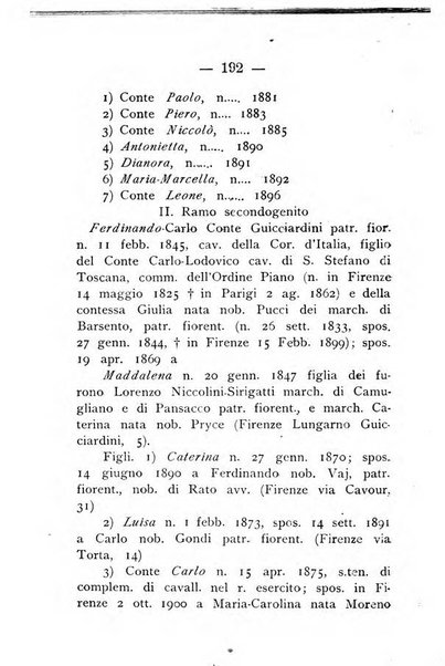 Il libro d'oro della Toscana pubblicazione dell'Ufficio araldico, Archivio genealogico di Firenze