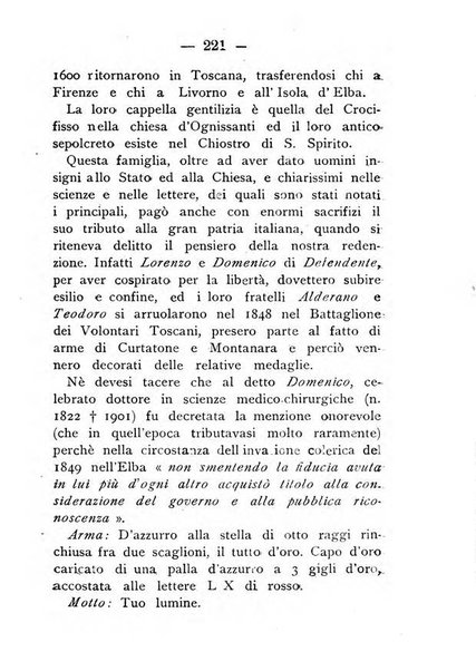 Il libro d'oro della Toscana pubblicazione dell'Ufficio araldico, Archivio genealogico di Firenze