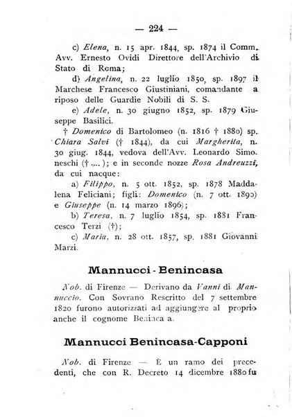 Il libro d'oro della Toscana pubblicazione dell'Ufficio araldico, Archivio genealogico di Firenze