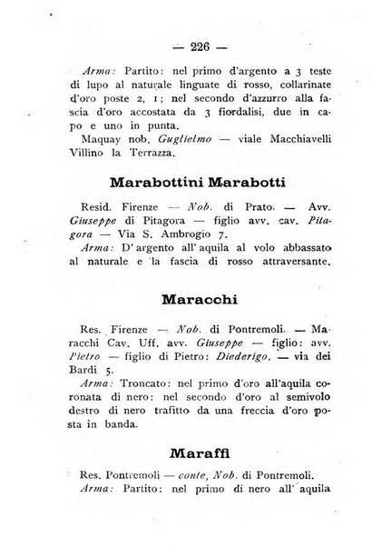 Il libro d'oro della Toscana pubblicazione dell'Ufficio araldico, Archivio genealogico di Firenze