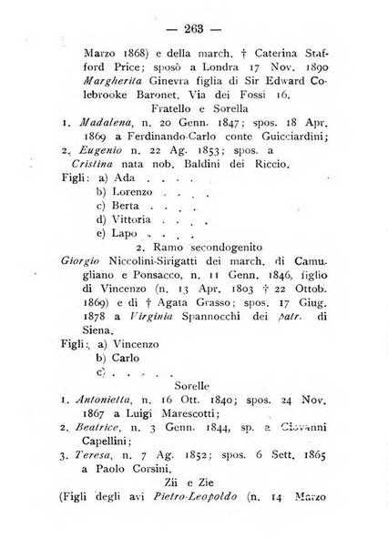 Il libro d'oro della Toscana pubblicazione dell'Ufficio araldico, Archivio genealogico di Firenze