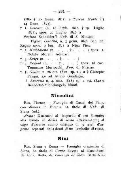 Il libro d'oro della Toscana pubblicazione dell'Ufficio araldico, Archivio genealogico di Firenze