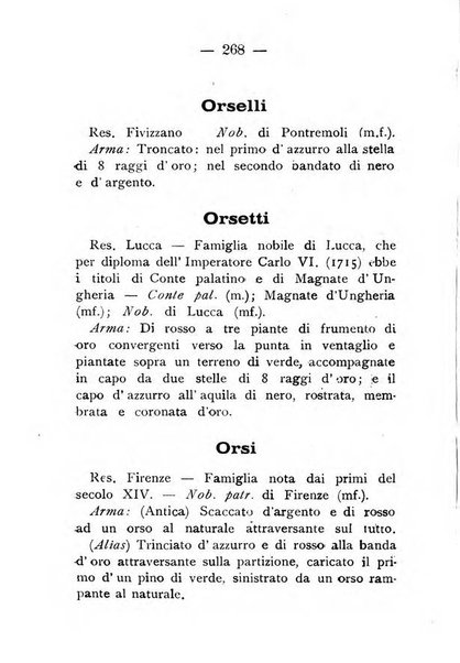 Il libro d'oro della Toscana pubblicazione dell'Ufficio araldico, Archivio genealogico di Firenze