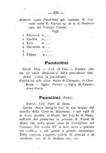 Il libro d'oro della Toscana pubblicazione dell'Ufficio araldico, Archivio genealogico di Firenze